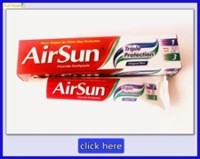 airsun fluoride fight cavity toothpaste