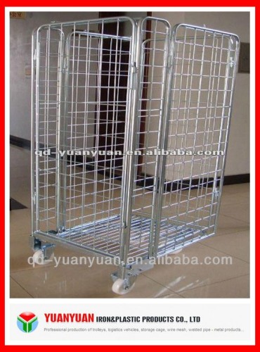 Supermarkets nestable roll container/logistics roll container/