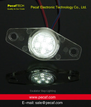 Escalator apron board Lighting