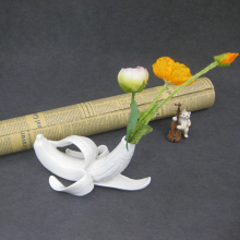 2024 Creative Glazed Banana Ornaments & Ceramic Flower Vases