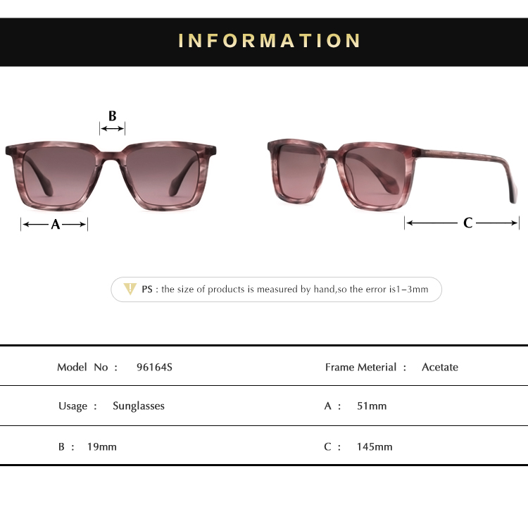 fashion acetate sunglasses