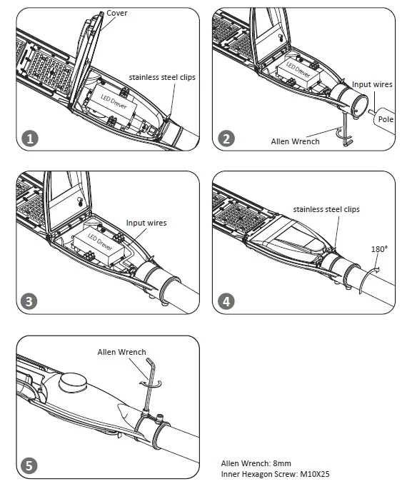 Die Cast LED Street Light IP66