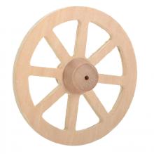 Dollhouse Miniature Wooden Wagon Wheels
