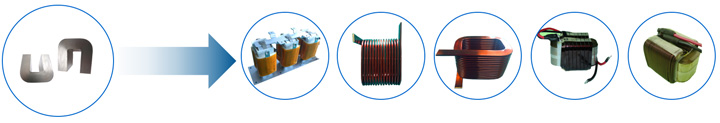 Rectangular Nanocrystalline Amorphous Transformer Cutting Cores for Reactor