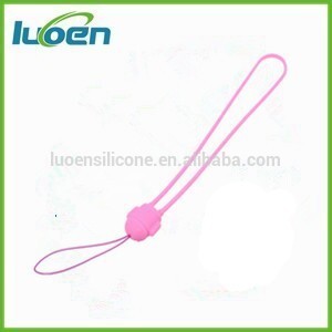 Hot sale silicone lanyard/mobil phone lanyard