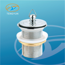 Factory Warehouse Chrom Round Sink Basin Waste Drainer Plug