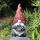 Patung taman gnomes lucu dengan lampu solar