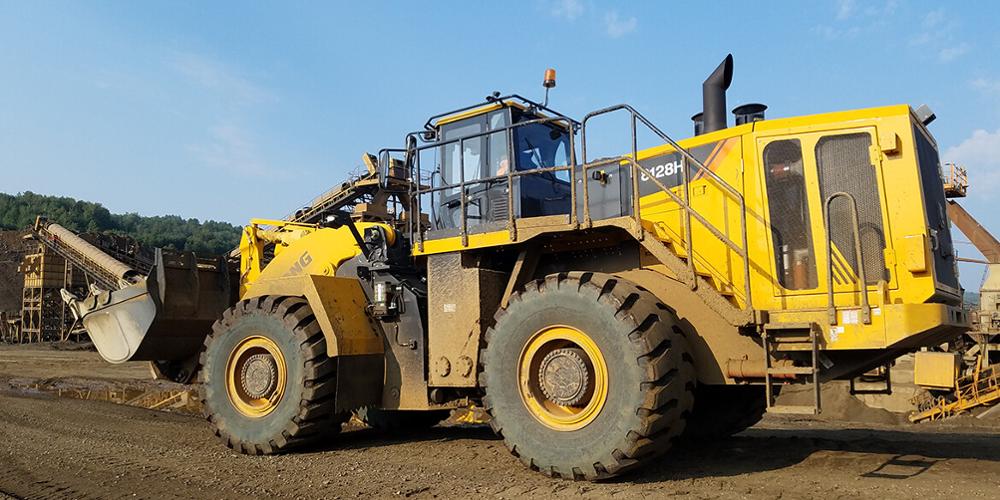 Merek Liugong 12tons wheel loader kapasitas berat 8128H