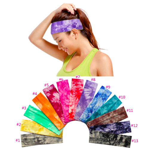 Outdoor Yoga Headband Sport Women Running Sport Hair Band Turban Headband Women Hair Band Fitness Antiperspirant Band