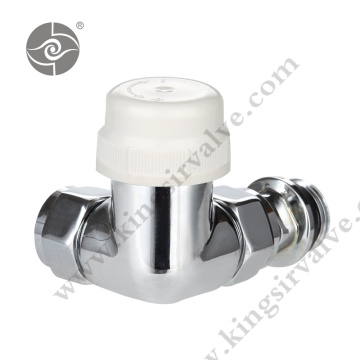 Chrome plated angle valve