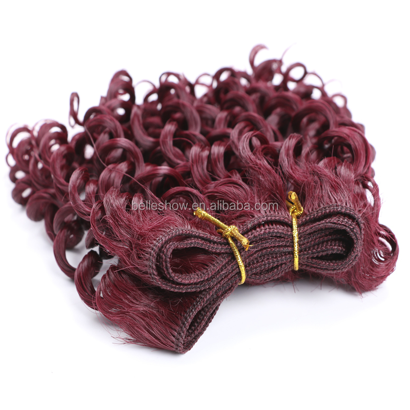 Wholesale   synthetic hair extensions  hair bulk curly braiding hair weaving deep wave  high quality