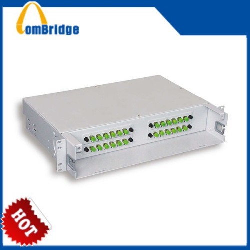 rack mount odf 24 port fiber optic patch panel