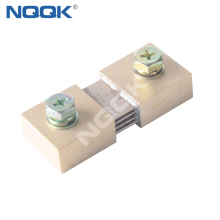 DC Shunt 1000A 50mV Brass Alloy Threaded Shunt Resistor