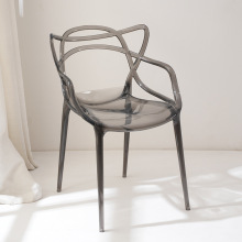 Luxury Backrest hotel plastic stackable dining chair