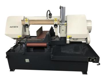 High level mitre metal table saw machine