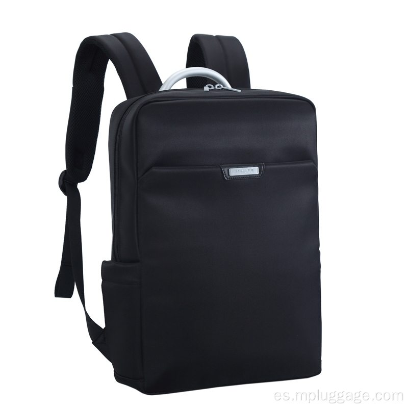 Mochila para laptop de negocios de nylon texturizado personalizado