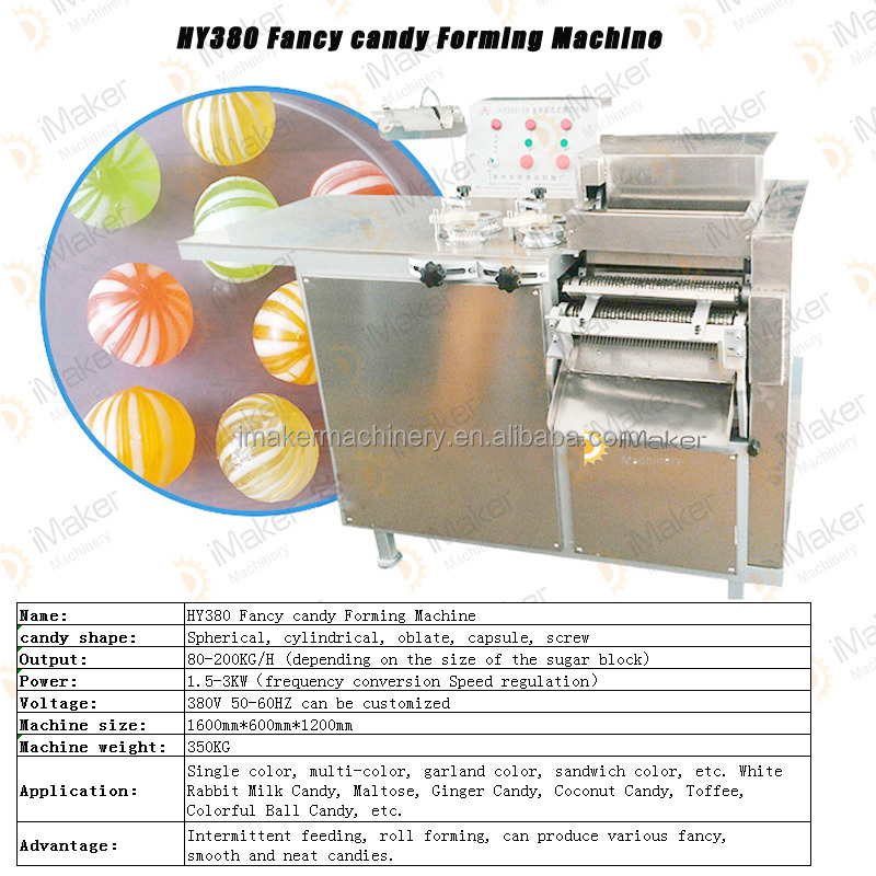 Automatic candy batch roller ,  rope sizer machine for candy