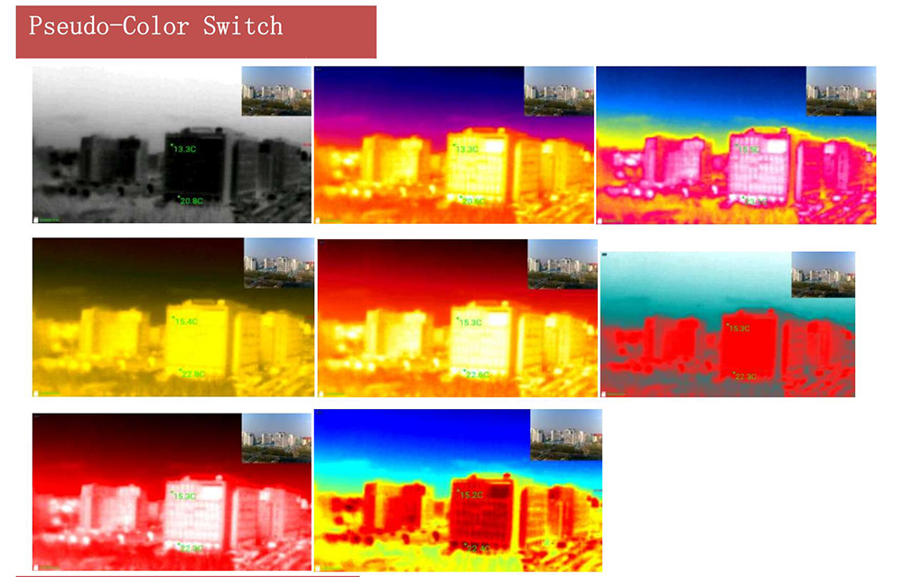 drone infrared camera with 3 axis gimbals