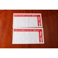 Customized Plastic packing list envelope