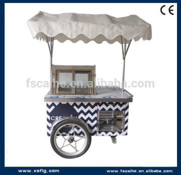 mobile ice cream cart black/mobile ice cream vending cart