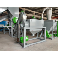 Waste PET bottle recycling crushing washing line