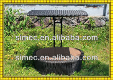 rattan wicker pet bed outdoor