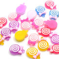 22mm Kaiwaii Lollipop Miniatuur Beeldje Hars Cabochon Voor Thuis DIY Scrapbooking Craft Nail Art Decoratie