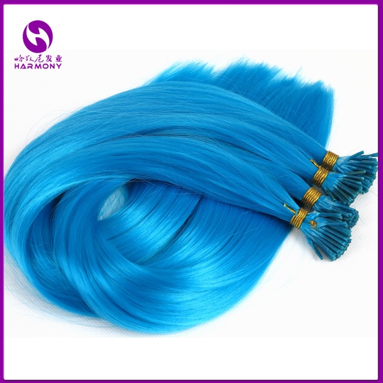 XUCHANG HARMONY Synthetic hair wholesale colored synthetic i tip hair