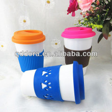 ceramic mug silicon lid