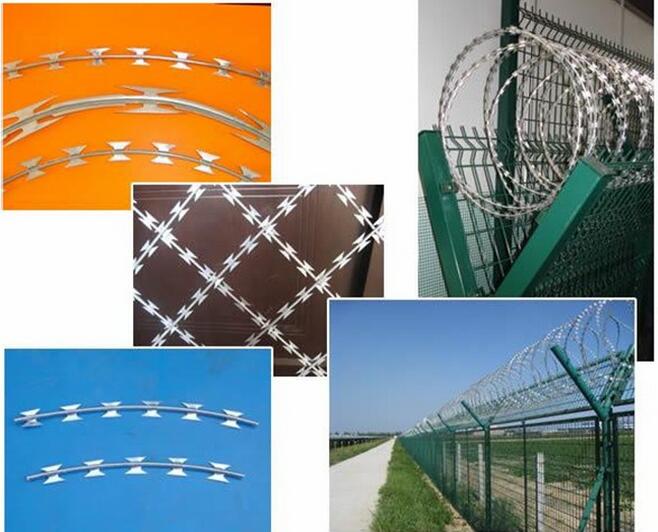 25kg stainless steel anti climb razor wire clip