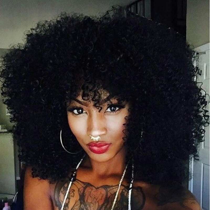 brazilian human hair afro kinky curly raw unprocessed virgin human hair extension