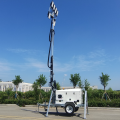 10m Telescopic Mast 6*400w LED Lighting Tower