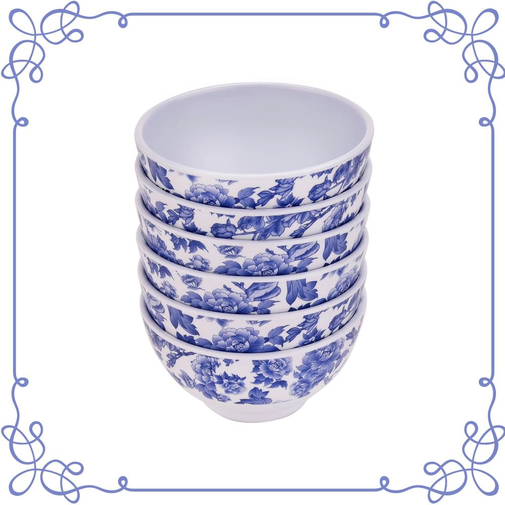 4 Inch Melamine Deep Bowls Set of 6