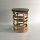 marble top golden stainless steel base end table