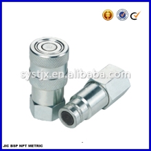 ISO 16028 hydraulic carbon steel flat face quick fitting, QKPD quick fitting