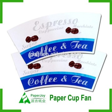 PE coated person paper cup fans