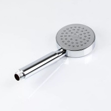 Pommeau de douche rond en chrome ABS pour salle de bain