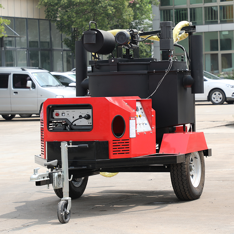 Máquina de sellado de asfalto de 200L Máquina de sellado de grietas estable en venta