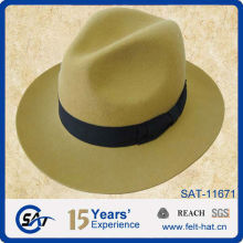 wool felt outdoor trilby hat for wholesale