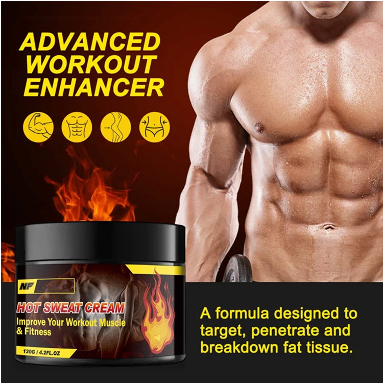 Custom Natural Workout Hot Sweat Enhancer Cream Slimming Gel for Women and Men