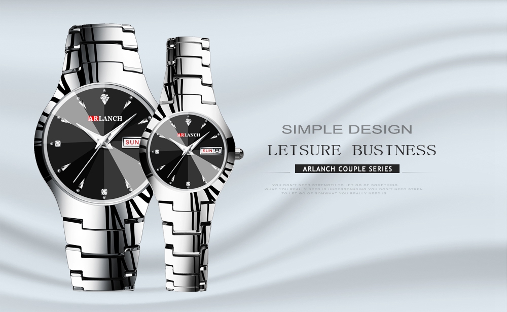 ARLANCH A316 Watch Men Brand Hot Sport Luxury Tungsten Steel Strap Wrist Waterproof Business Quartz watches Fashion Casual