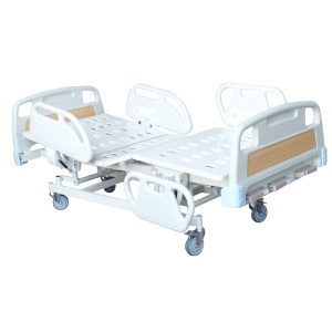 Manual Adjustable 3 Crank Hospital Type Bed