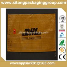 Customer ordered flat bottom Virgin PP woven post mail bag