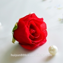 Cheap artificial rose flower head wholesale for wreath decorative