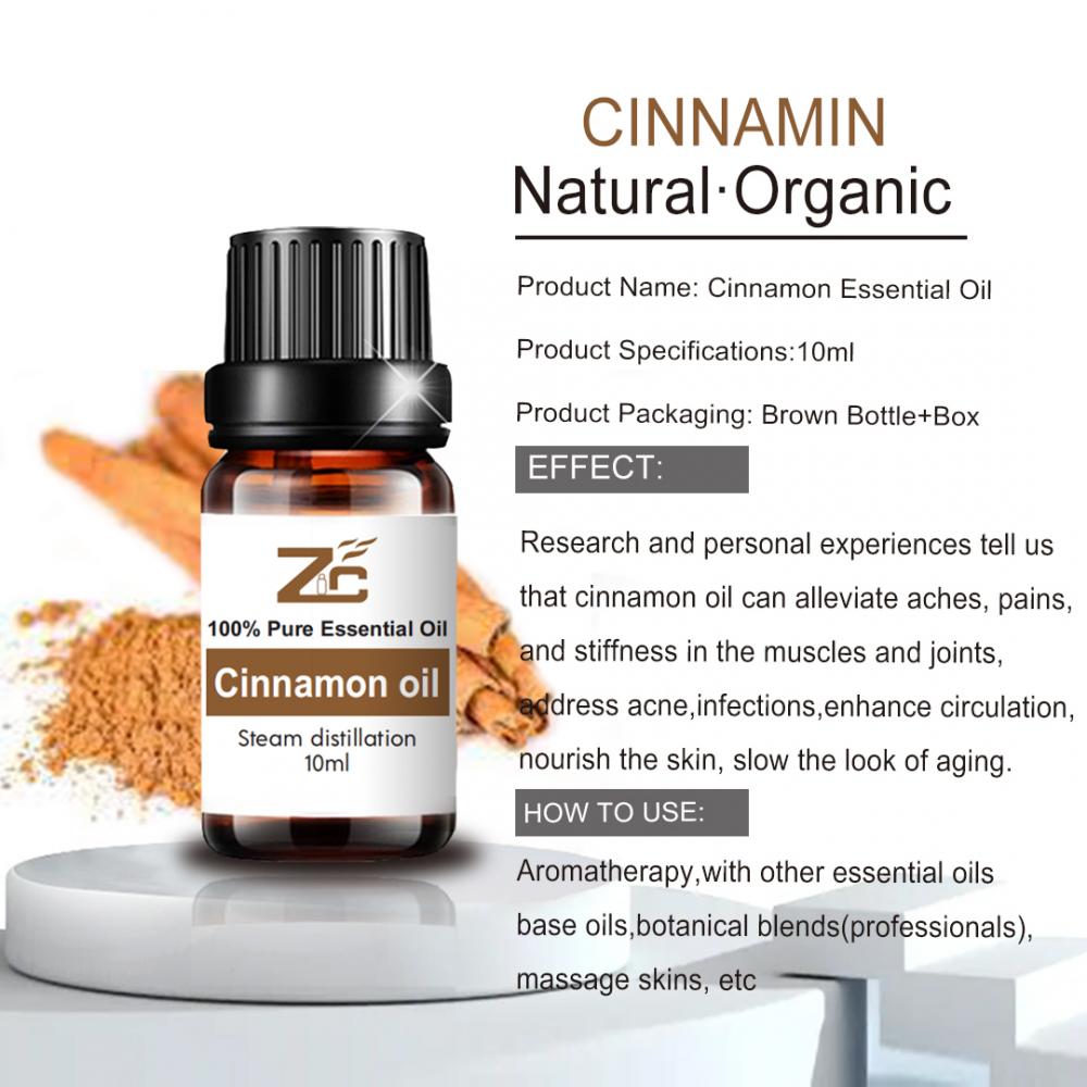 Natural pure cinnamon bark essential oil