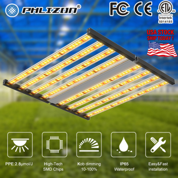 Phlizon mais novo fd6500 planta led crescer luz