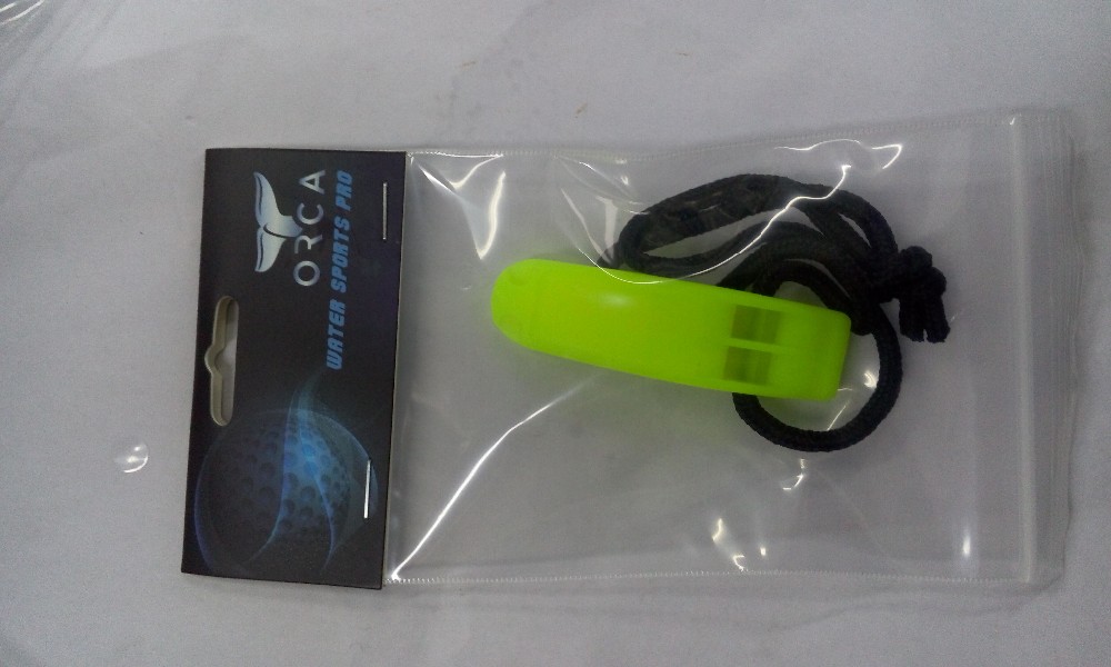 China wholesale urgency plastic safety whistle, marine sports survival rescue tools whistle~