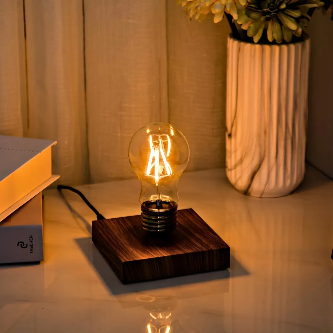 Magnetic Levitation Light Bulb - 360° Rotation, Desk Lamp, Night Lights, Touch Control
