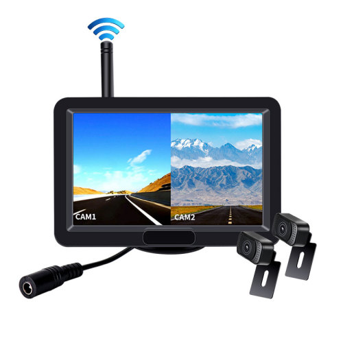 2 Ch wireless 5 Inch monitor 2 cameras