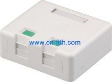 2 Ports Rj45 Surface Mount Box For Keystone Jack?